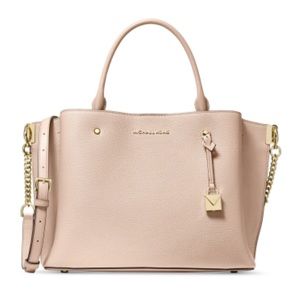 Michael Kors Arielle Large Pebbled Leather Satchel